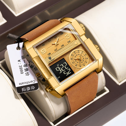 Orologio doppio schermo quarzo