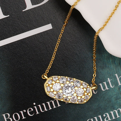 Collana corta geometrica