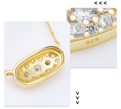 Collana corta geometrica