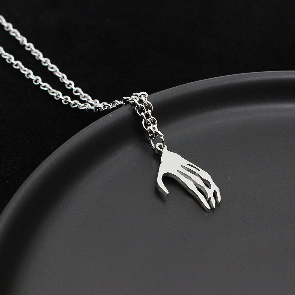 Collana teschio di coppia