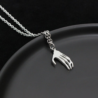Collana teschio di coppia