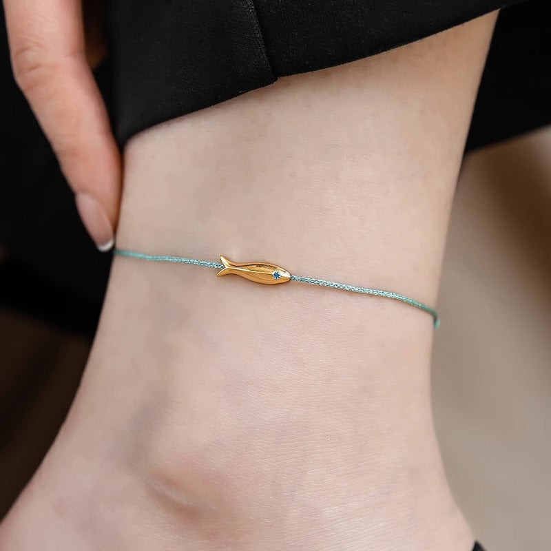 Cavigliera koi intrecciata