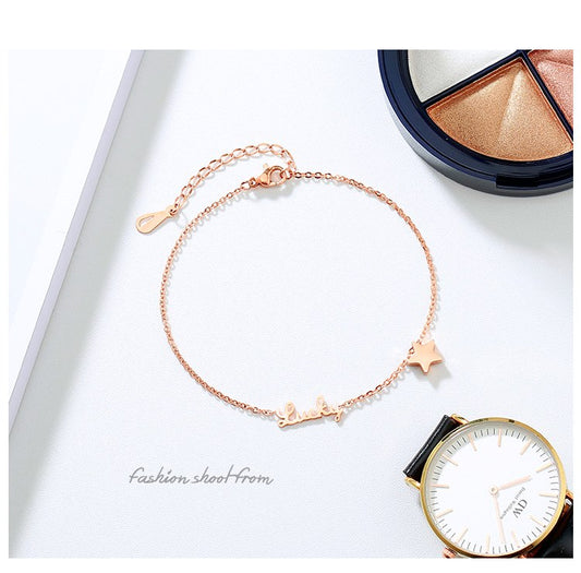 Cavigliera Stella Oro Rosa