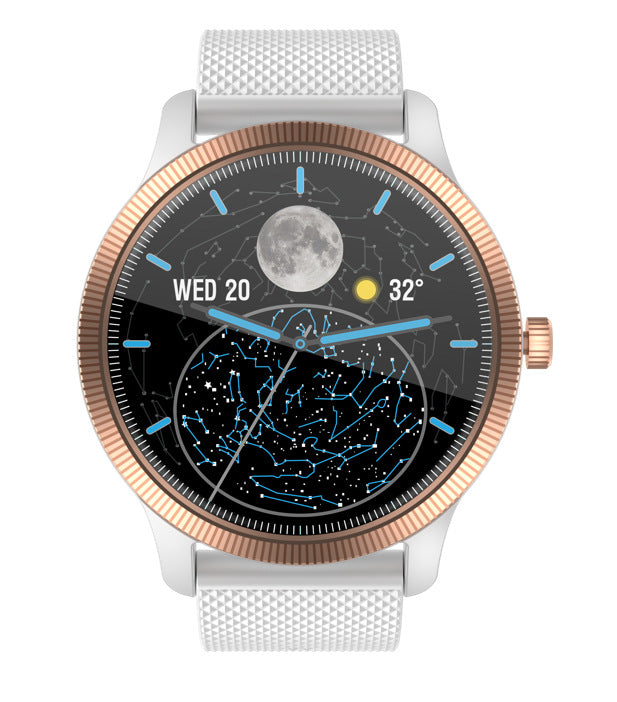 Smartwatch rotondo con notifiche
