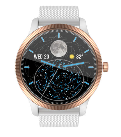 Smartwatch rotondo con notifiche