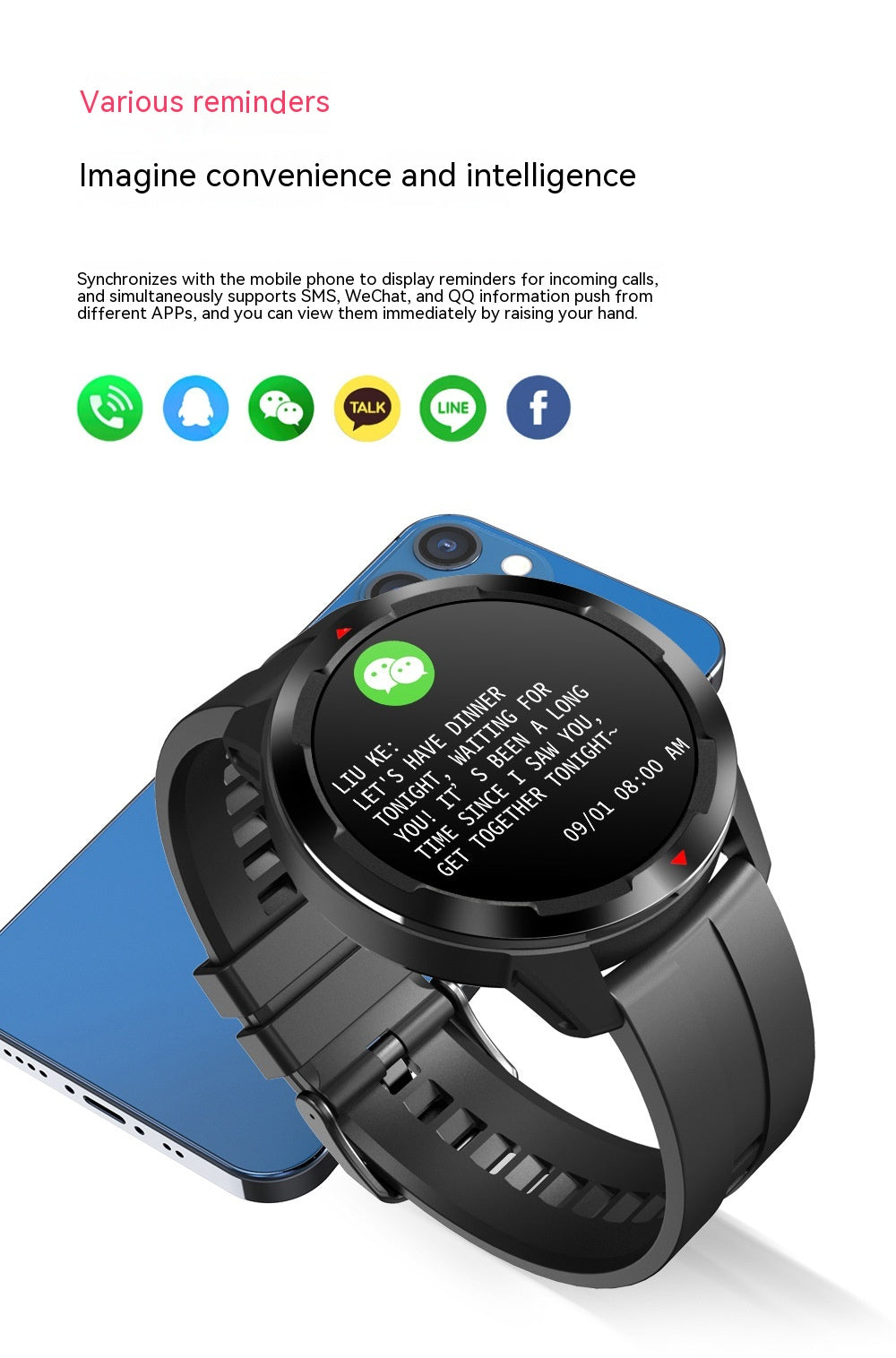 Smartwatch sportivo bracciale