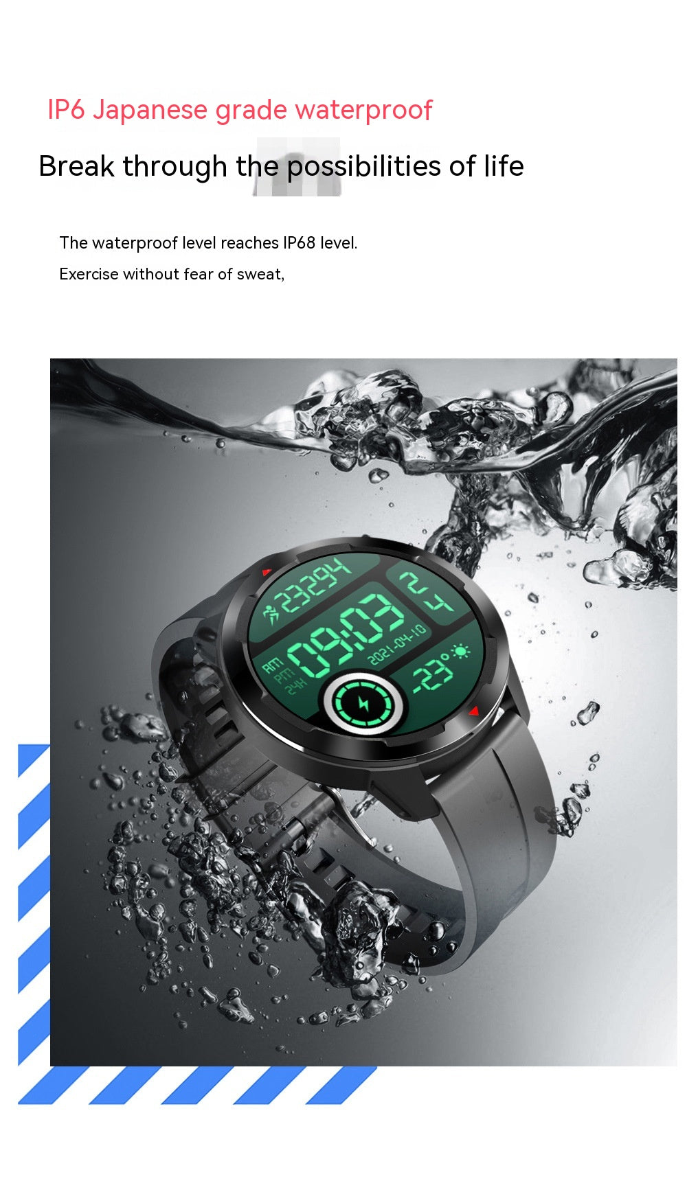 Smartwatch sportivo bracciale