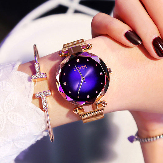 Orologio donna magnetico oro rosa