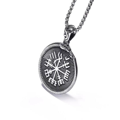 Collana serpente medaglia