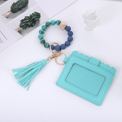 Braccialetto silicone perline