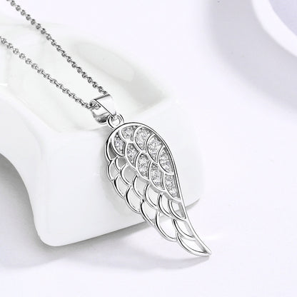 Collana ali d'angelo argento sterling