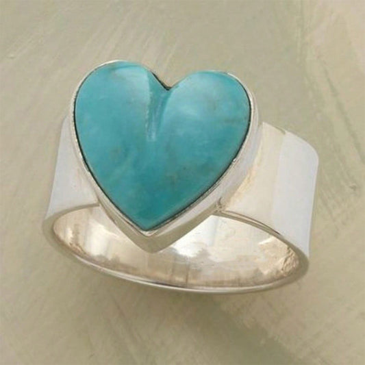 Anello cuore geometrico da donna