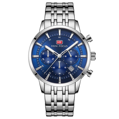 Orologio quarzo quadrante grande impermeabile