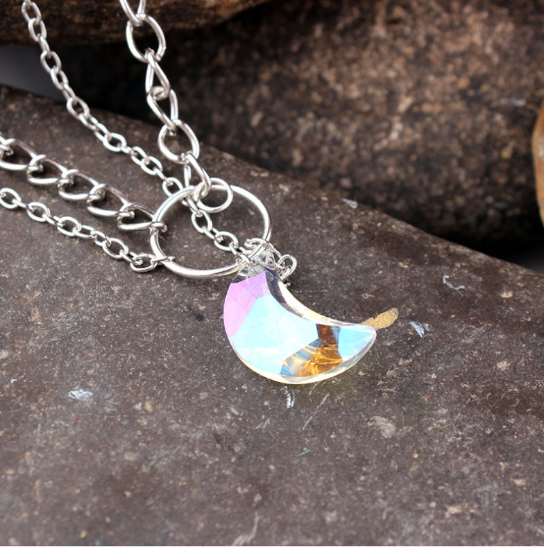 Collana luna di cristallo