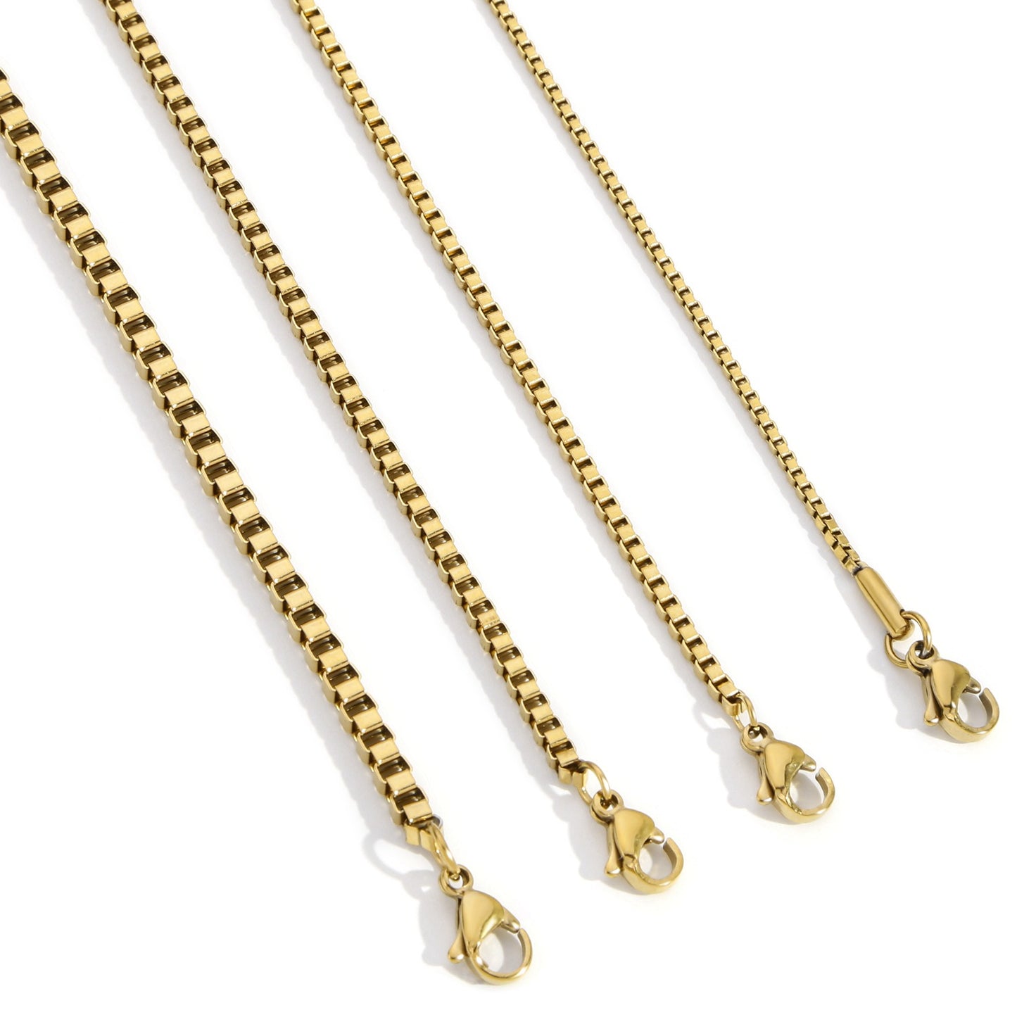 Catena acciaio maglie quadrate