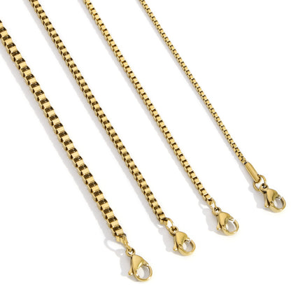 Catena acciaio maglie quadrate