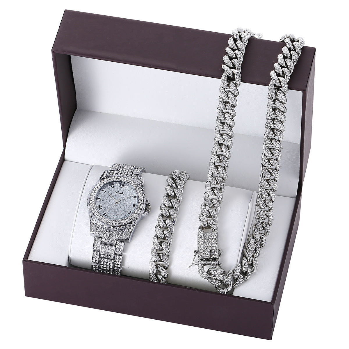 Set orologio bracciale diamanti