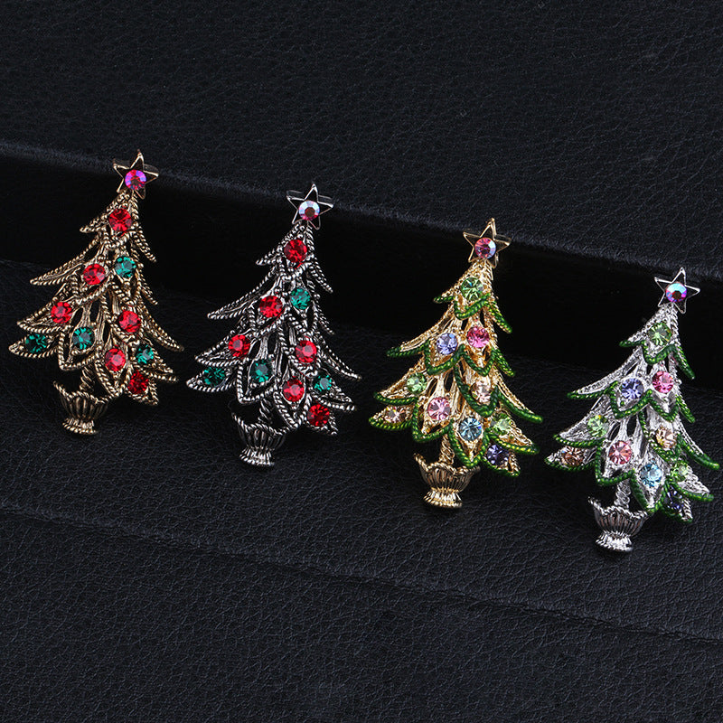 Spilla Albero Natale Retrò