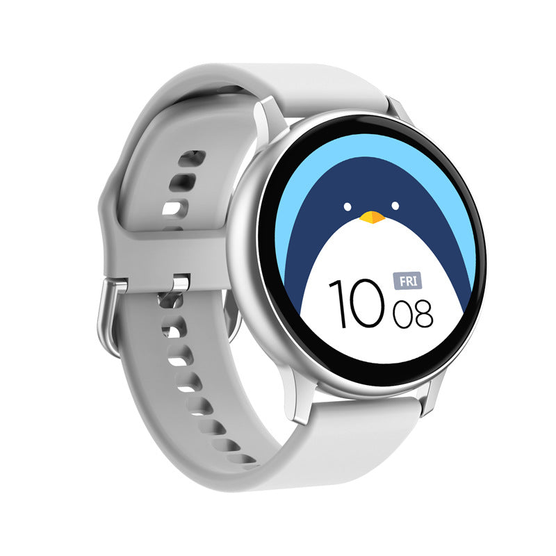 Smartwatch rotondo con monitoraggio