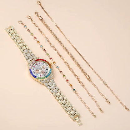 Orologio da donna acciaio e diamanti