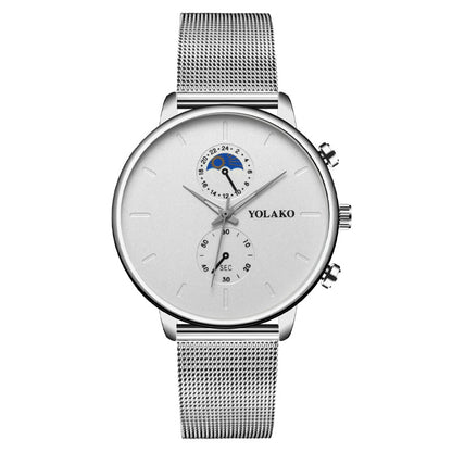 Orologio uomo fasi lunari due occhi