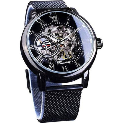 Orologio meccanico cinturino mesh