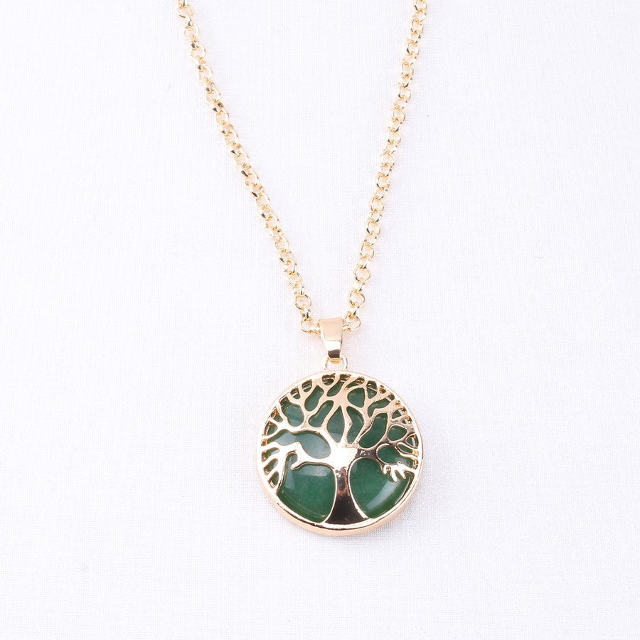 Collana albero della vita in pietra naturale