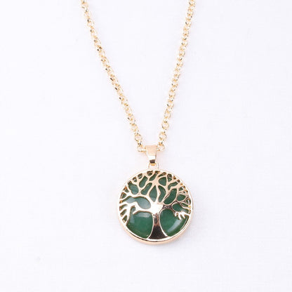 Collana albero della vita in pietra naturale