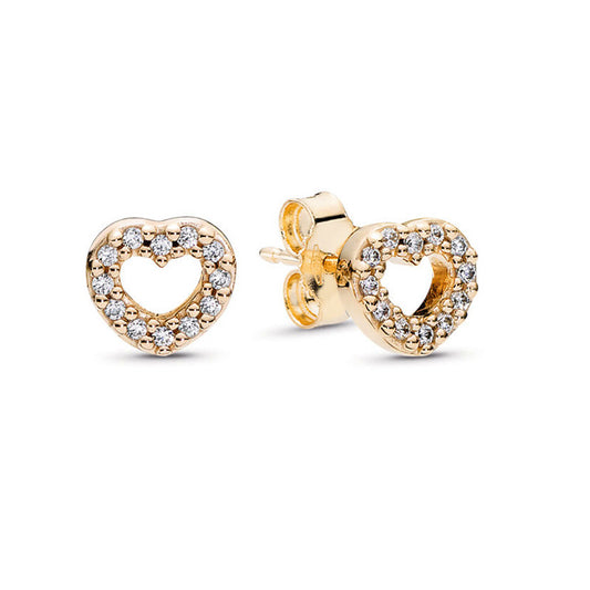 Orecchini charm amore diamanti