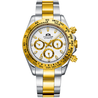 Orologio uomo meccanico acciaio blu