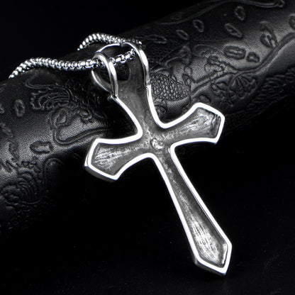 Collana in acciaio inox pendente