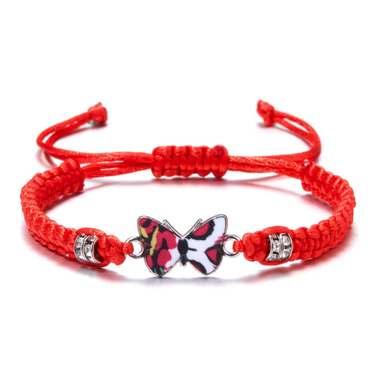 Bracciale farfalla e fiori