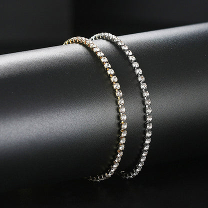 Cavigliera strass semplice