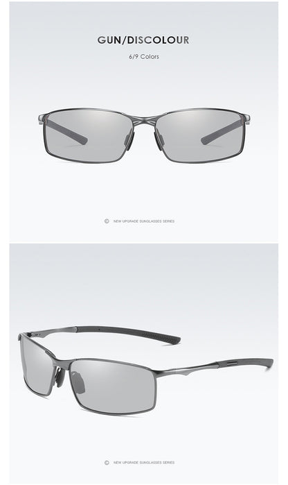 Occhiali sportivi polarizzati in metallo
