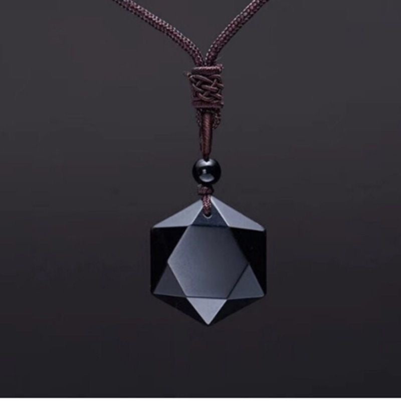 Collana stella cristallo naturale