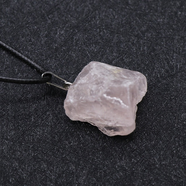 Pendente pietra grezza cristallo