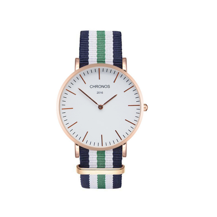 Orologio cinturino intrecciato di coppia