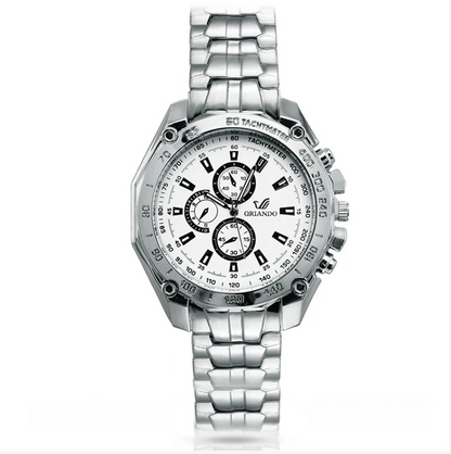Orologio cinturino acciaio cronografo