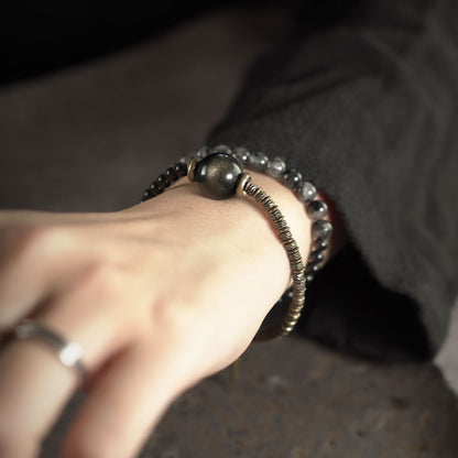 Bracciale cristallo capelli