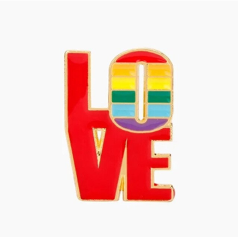 Spilla arcobaleno pride