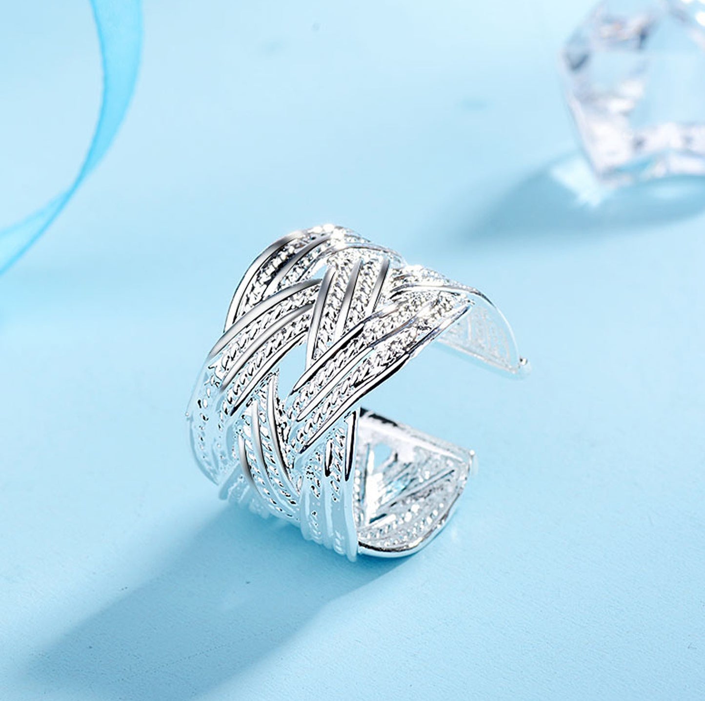 Anello mesh retrò