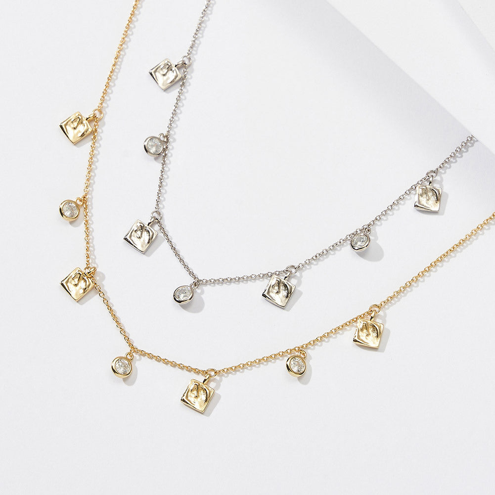 Collana zircone barocco argento 925