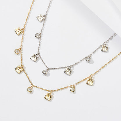 Collana zircone barocco argento 925