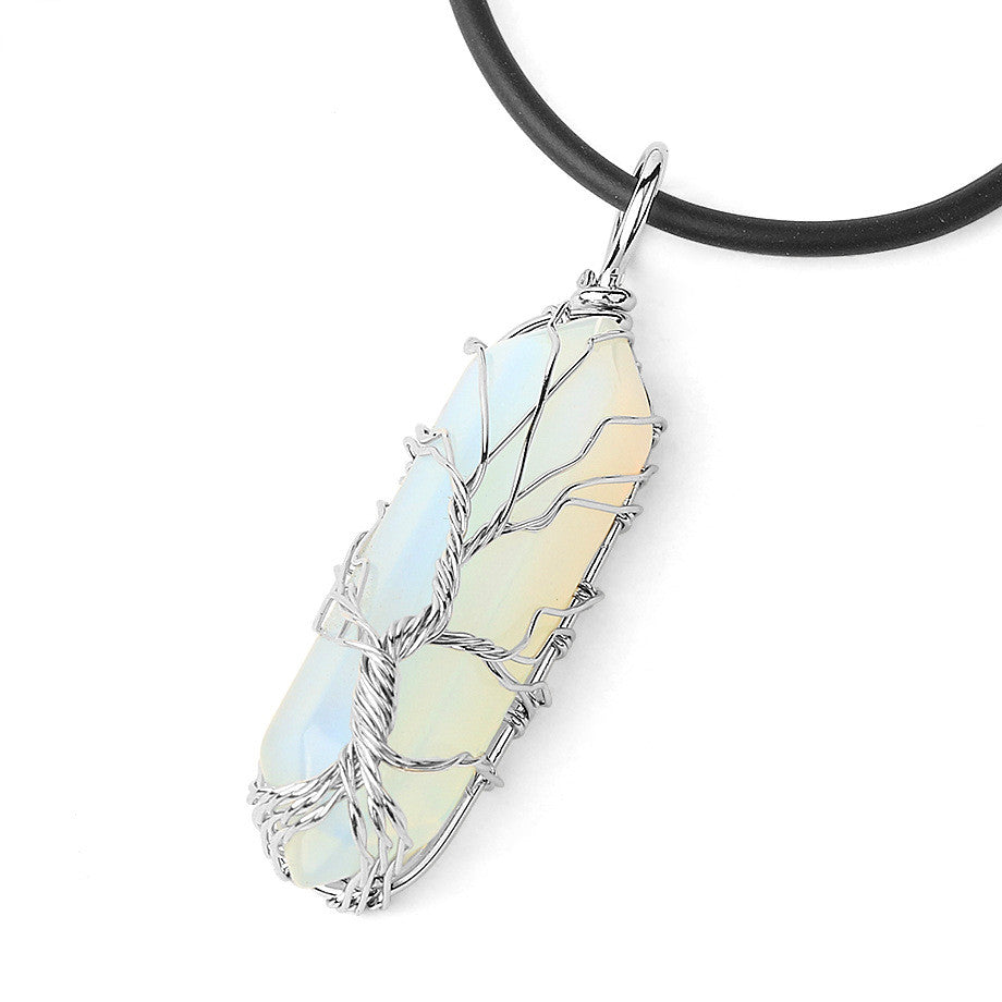 Collana Prisma Esagonale Albero della Vita