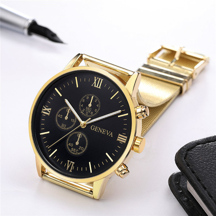 Orologio dorato da uomo
