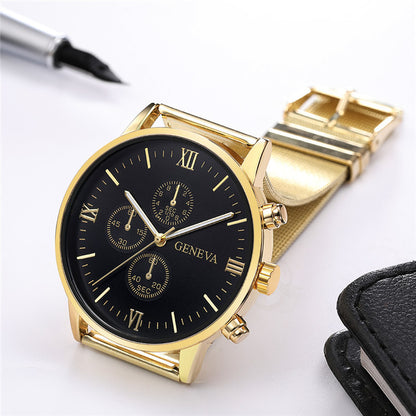 Orologio dorato da uomo