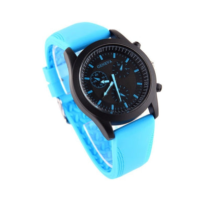 Orologio silicone colorato trasparente