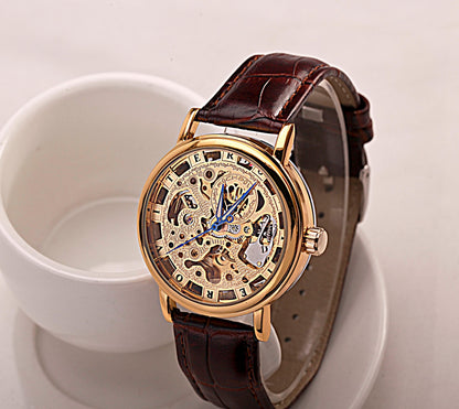 Orologio meccanico pelle automatico