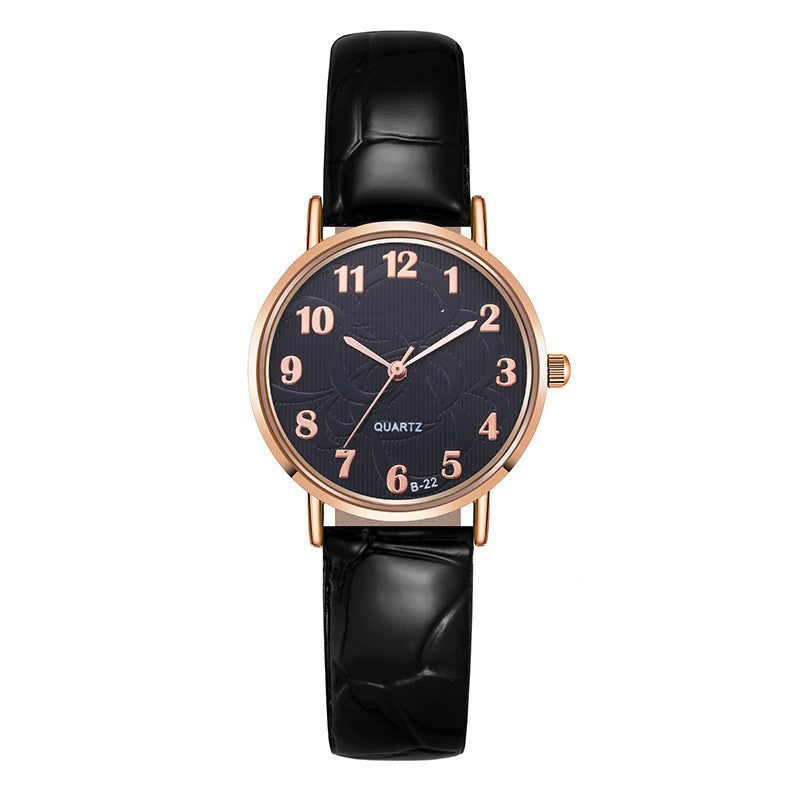 Orologio da donna impermeabile semplice al quarzo