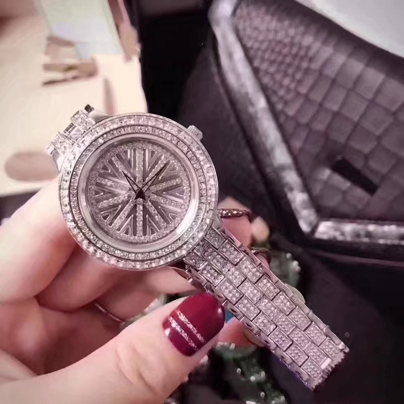 Orologio donna acciaio diamanti